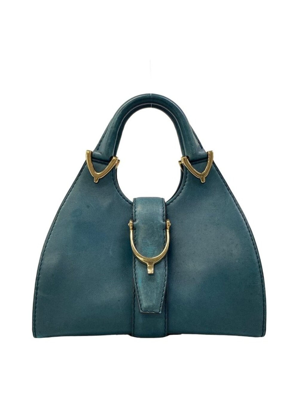 Gucci Handbag Stirrup Blue